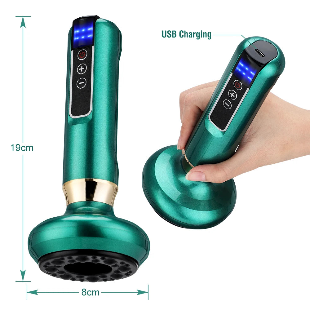 Electric Cupping and Gua Sha Massage Tool for Pain Relief and Recovery - 29