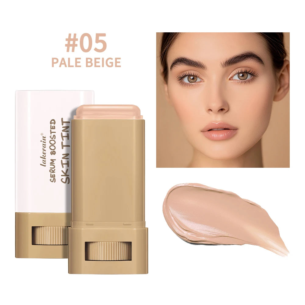 Serum-Boosted Skin Tint Foundation Stick for Radiant Hydrating Coverage - 37