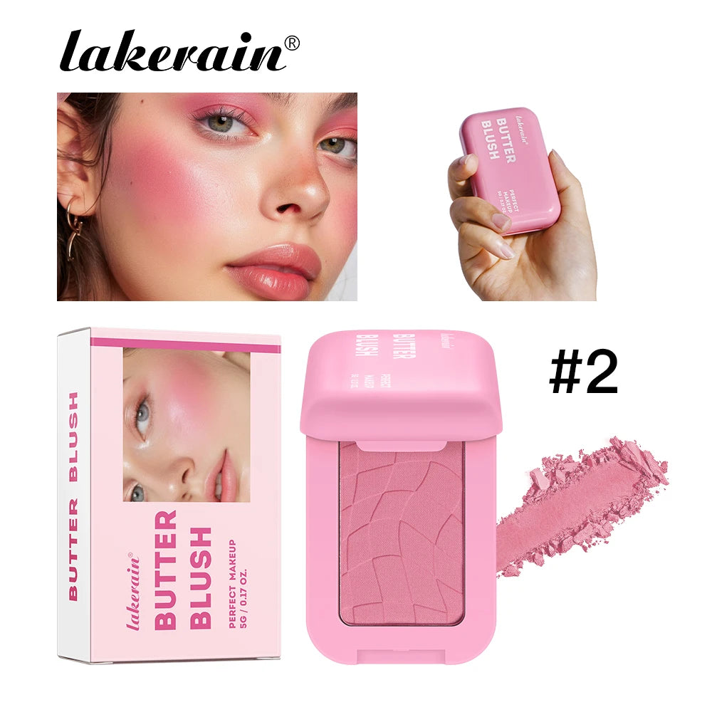 2-in-1 Cream and Powder Blush Palette for Long-Lasting Radiant Makeup - 29