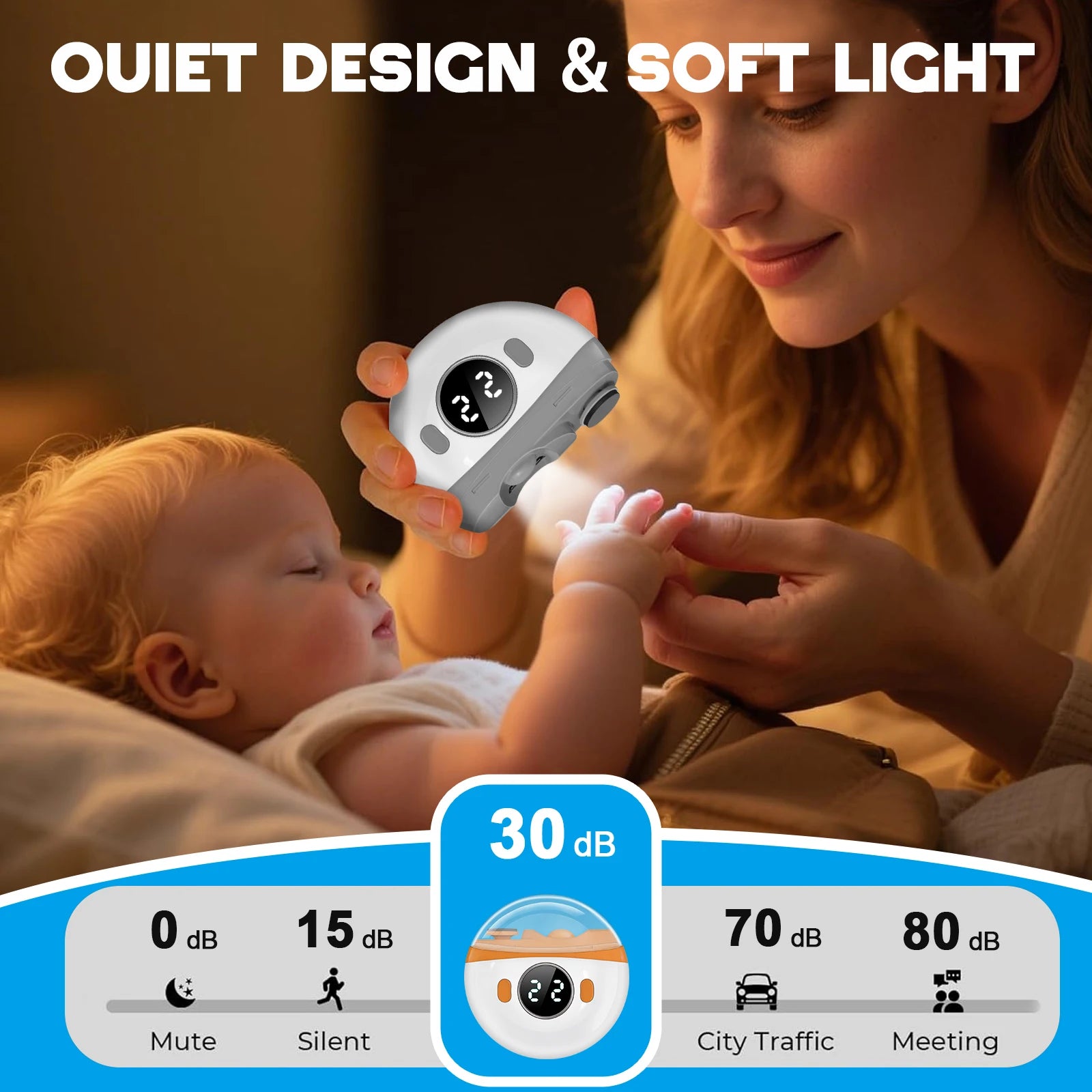 Electric Automatic Nail Clipper and Polisher with LED Light - 14