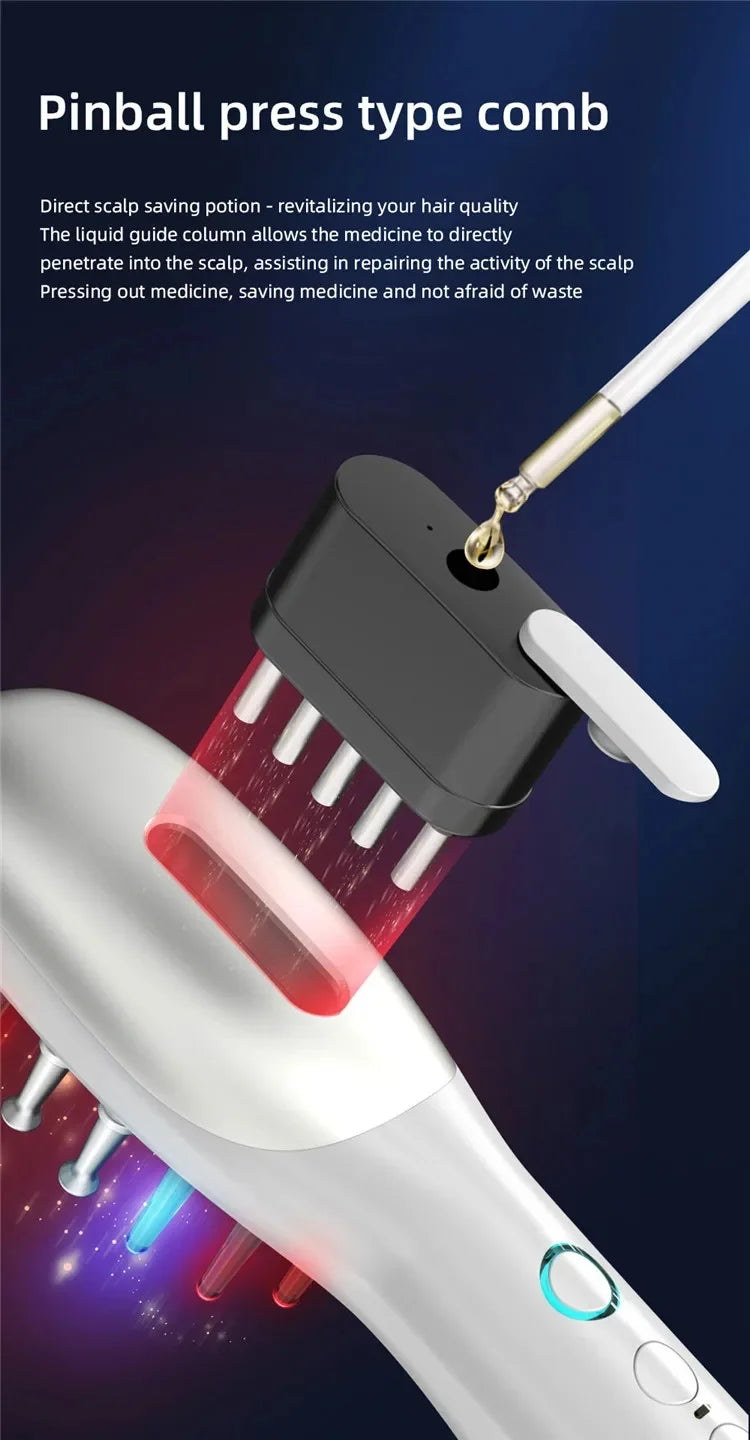 Electric EMS Scalp Massager and Hair Oil Applicator for Hair Growth - 17