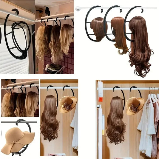 Hanging Wig and Hat Storage Organizer
