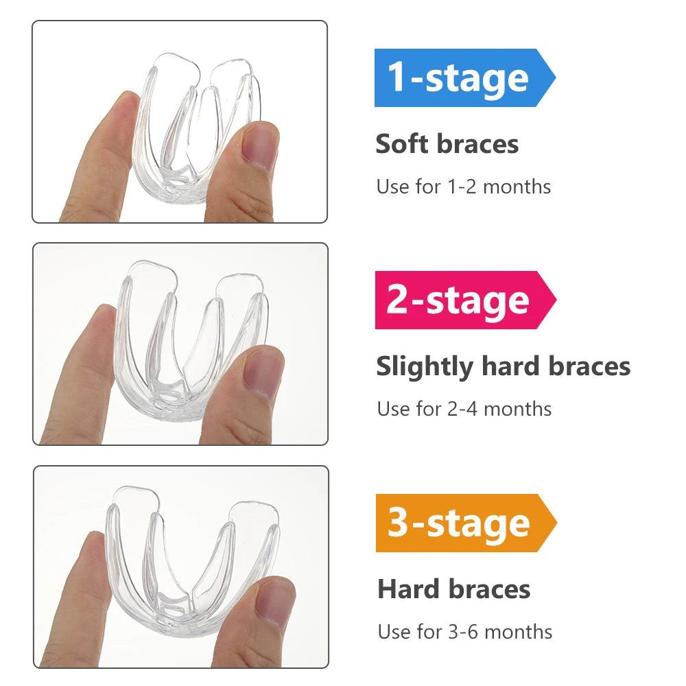 3-Stage Orthodontic Teeth Alignment Trainer Set for Kids - 4