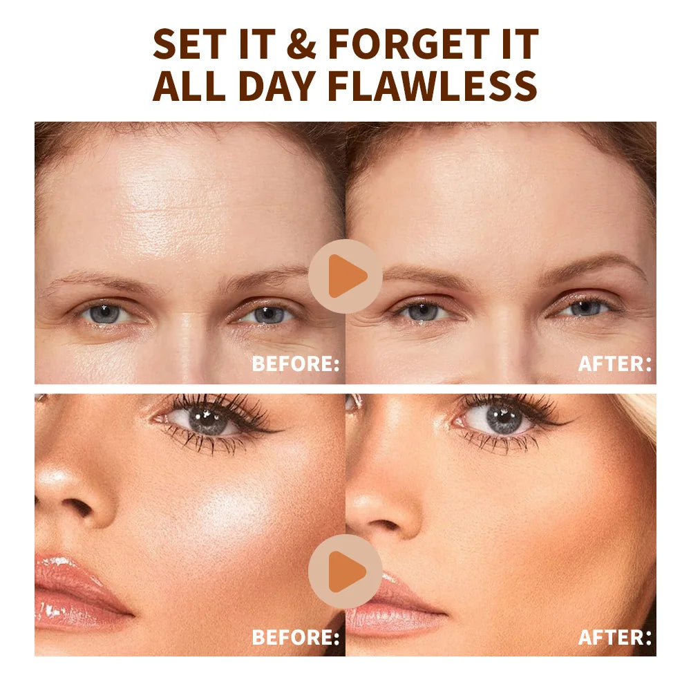 Translucent Loose Setting Powder for Flawless Matte Makeup Finish