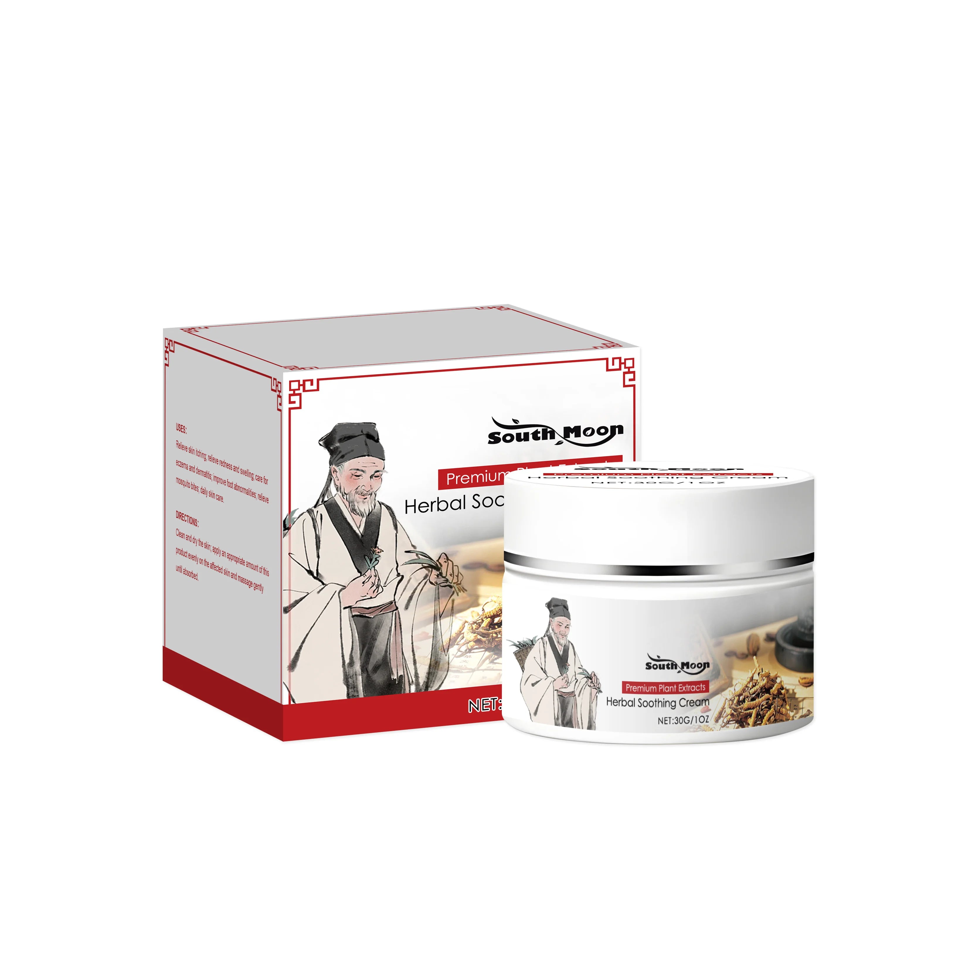 Herbal Soothing Cream for Skin Irritation, Redness and Dryness Relief - 18