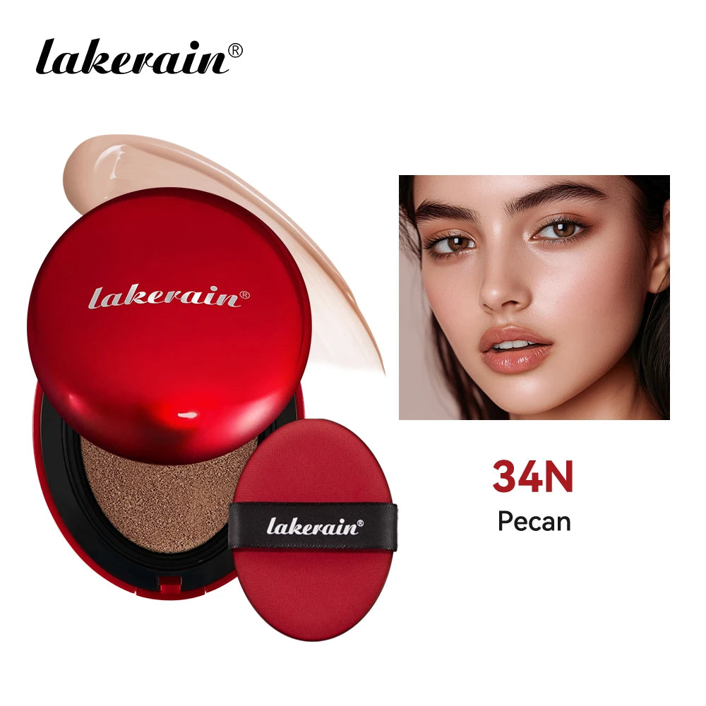 Waterproof Sunscreen Cushion Foundation for Flawless Semi-Matte Coverage - 27