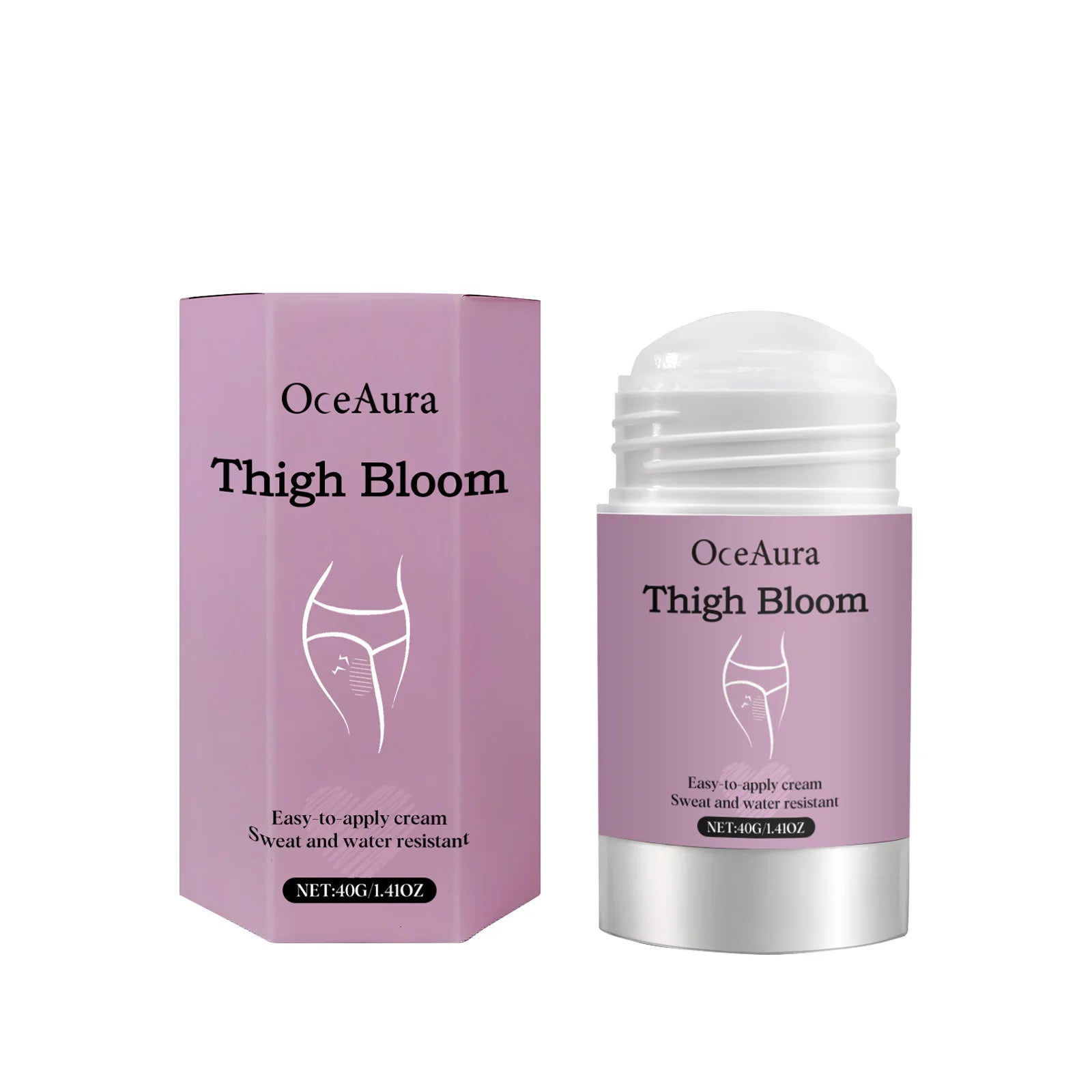 Anti-Chafe Thigh Balm Stick for Skin Protection and Friction Relief - 13
