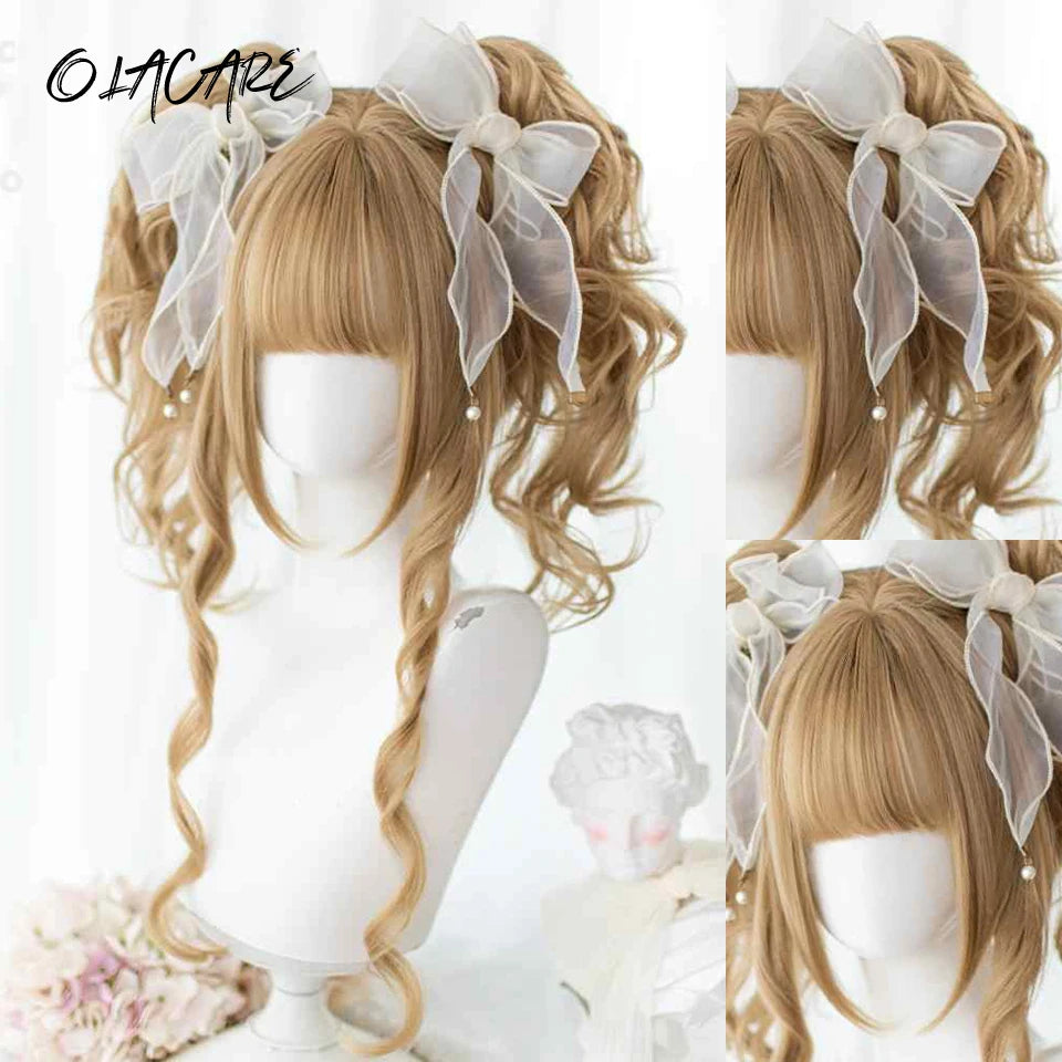 Long Wavy Ombre Cosplay Wig for Women - 33