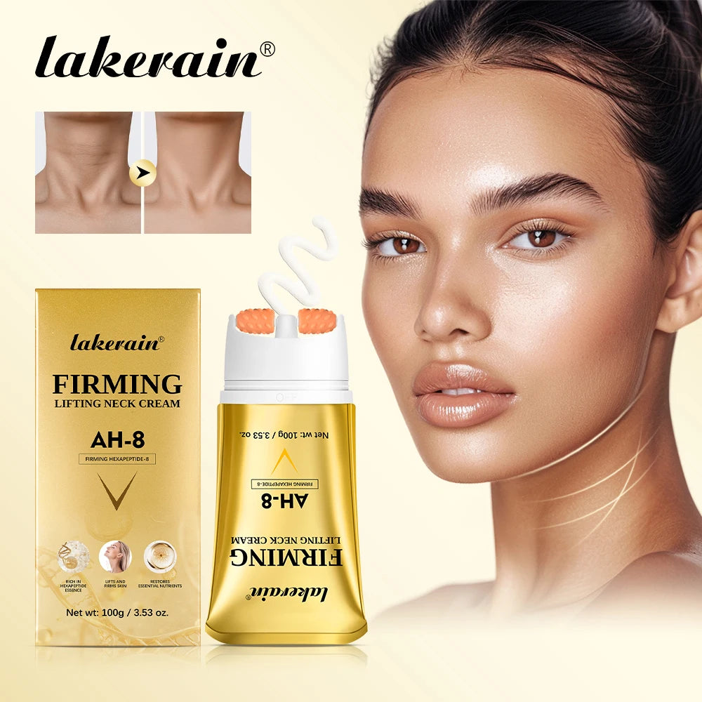 Firming and Lifting Neck Cream with Roller Applicator for Smooth Skin - 1