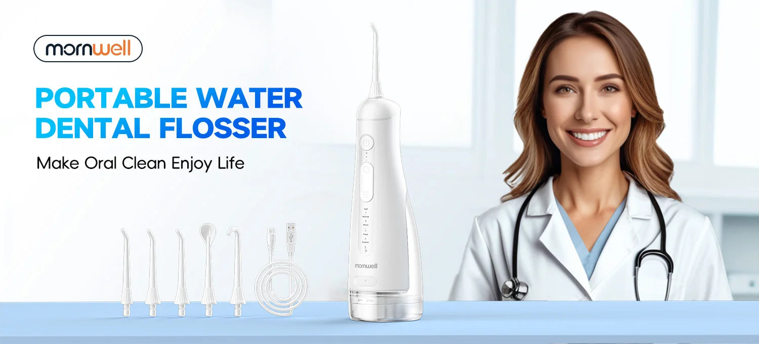 Portable Rechargeable Water Flosser for Deep Teeth and Gum Cleaning - 7