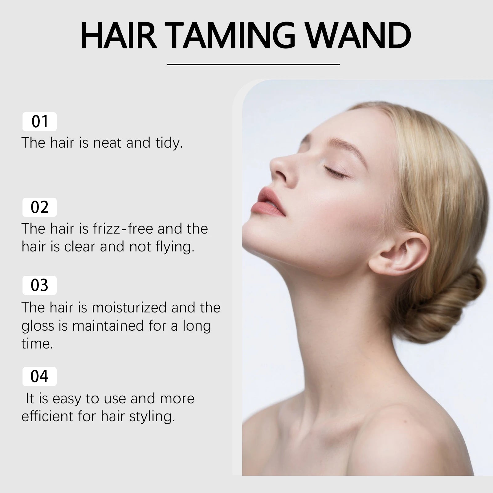 Anti-Frizz Hair Finishing Stick for Sleek Flyaway and Edge Control - 5