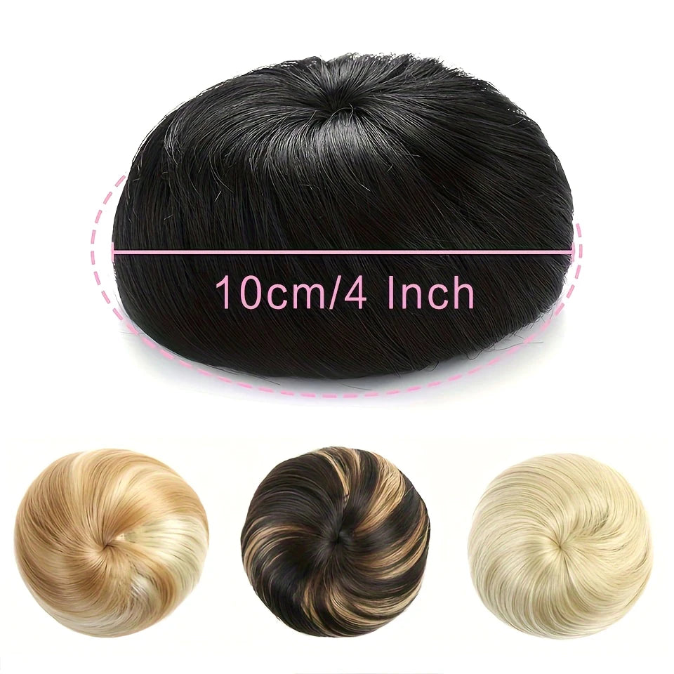Messy Bun Hair Extension with Elastic Band