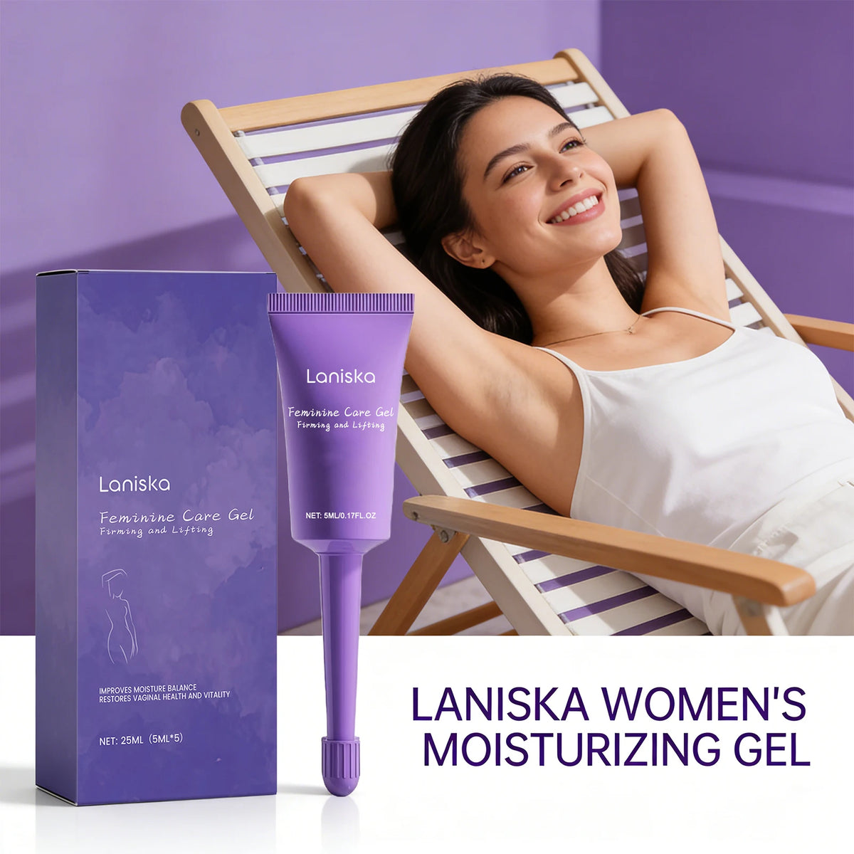 Refreshing Feminine Intimate Care Gel for Daily Cleansing and Firming