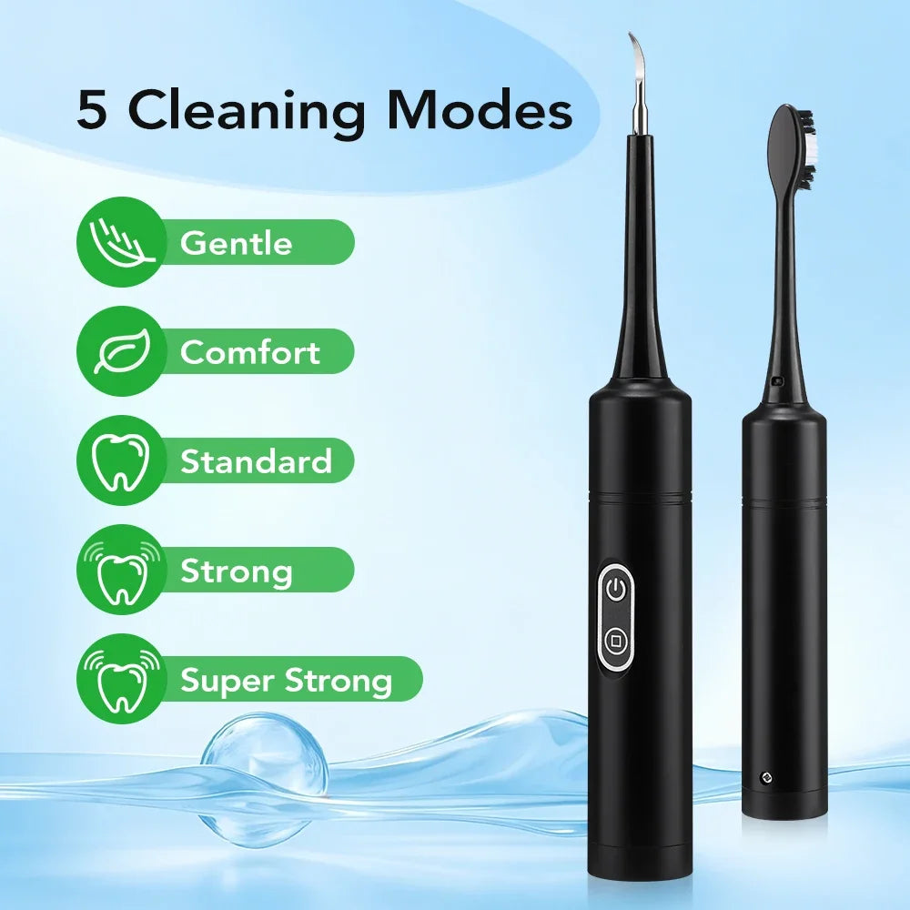 Electric Sonic Teeth Cleaner for Plaque and Tartar Stain Removal - 2