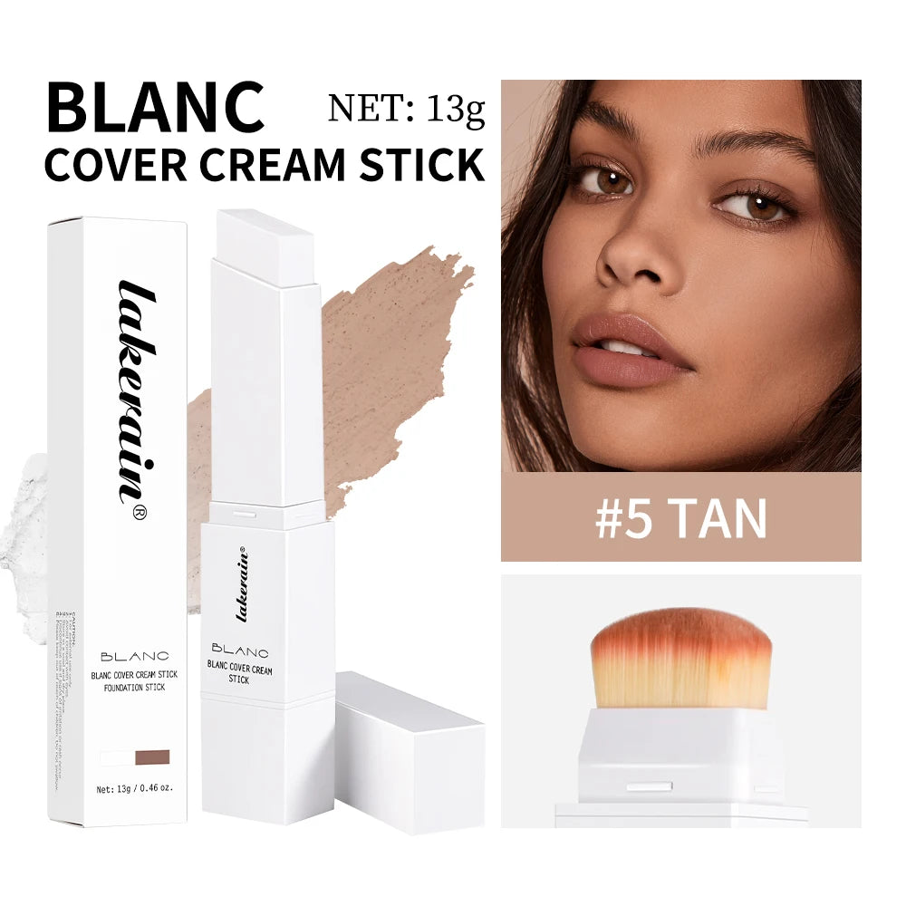 Color Changing Foundation Stick with Built-in Brush for Flawless Skin - 29