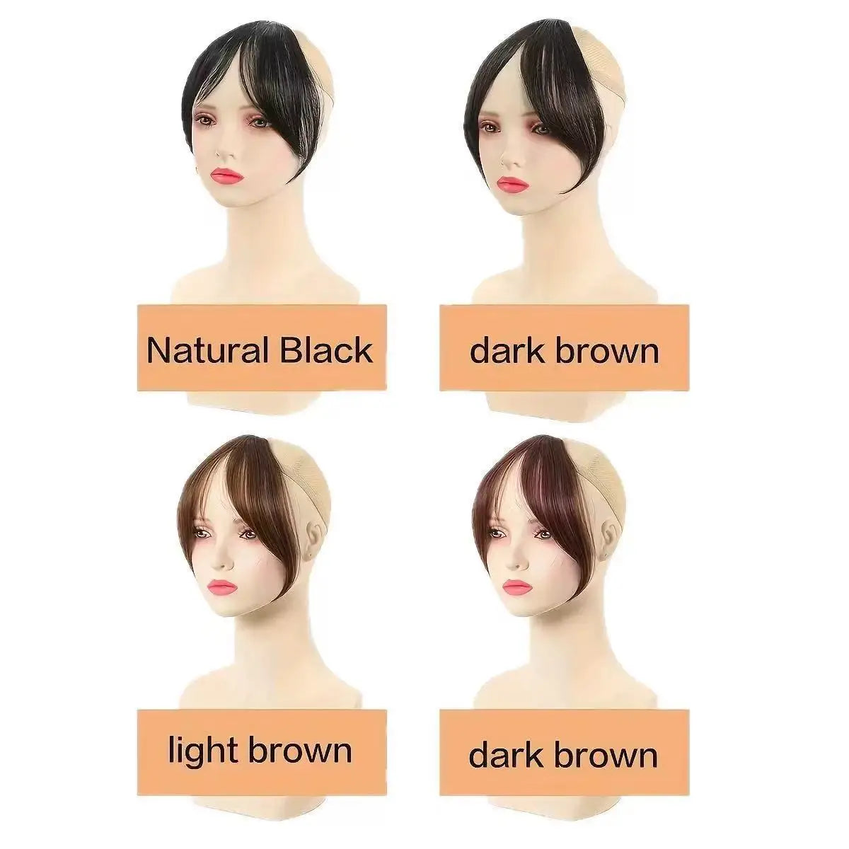 Clip-In Hair Bangs Extension for Natural Look - 9
