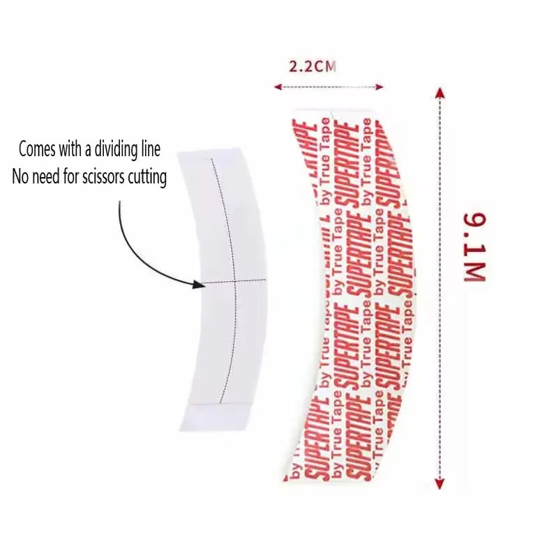 Waterproof Double-Sided Adhesive Tape for Lace Wigs and Toupees - 5