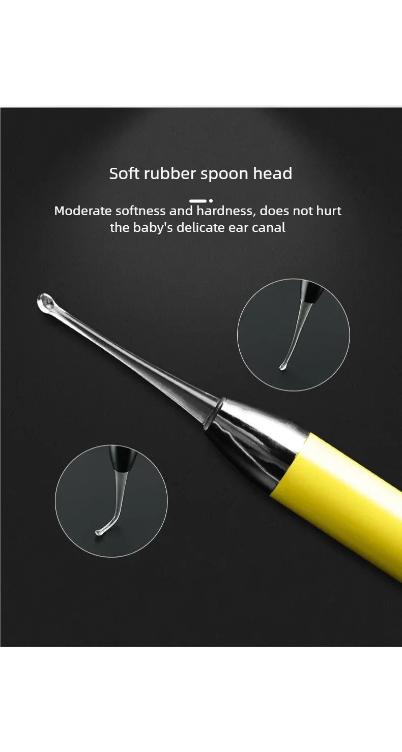 LED Illuminated Ear Wax Removal Tool Kit for Kids and Adults - 10