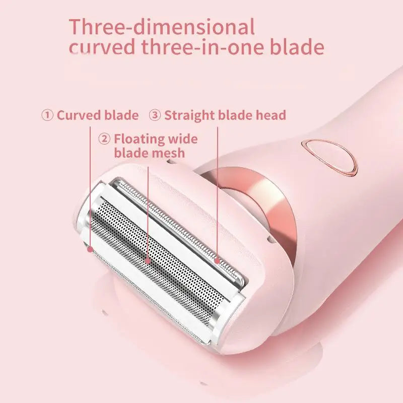 Electric Painless Hair Removal Shaver for Women's Body and Face - 4