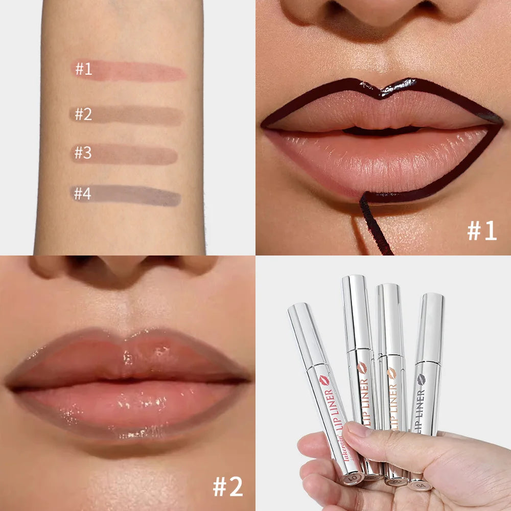 Waterproof Peel-Off Lip Liner Tattoo Stain for Long-Lasting Lip Contouring - 5