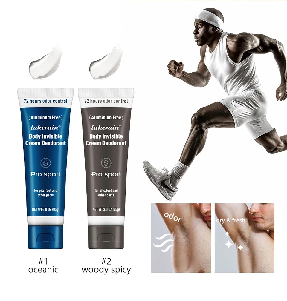 All-Day Invisible Body Deodorant Cream for Full Body Odor Protection - 12