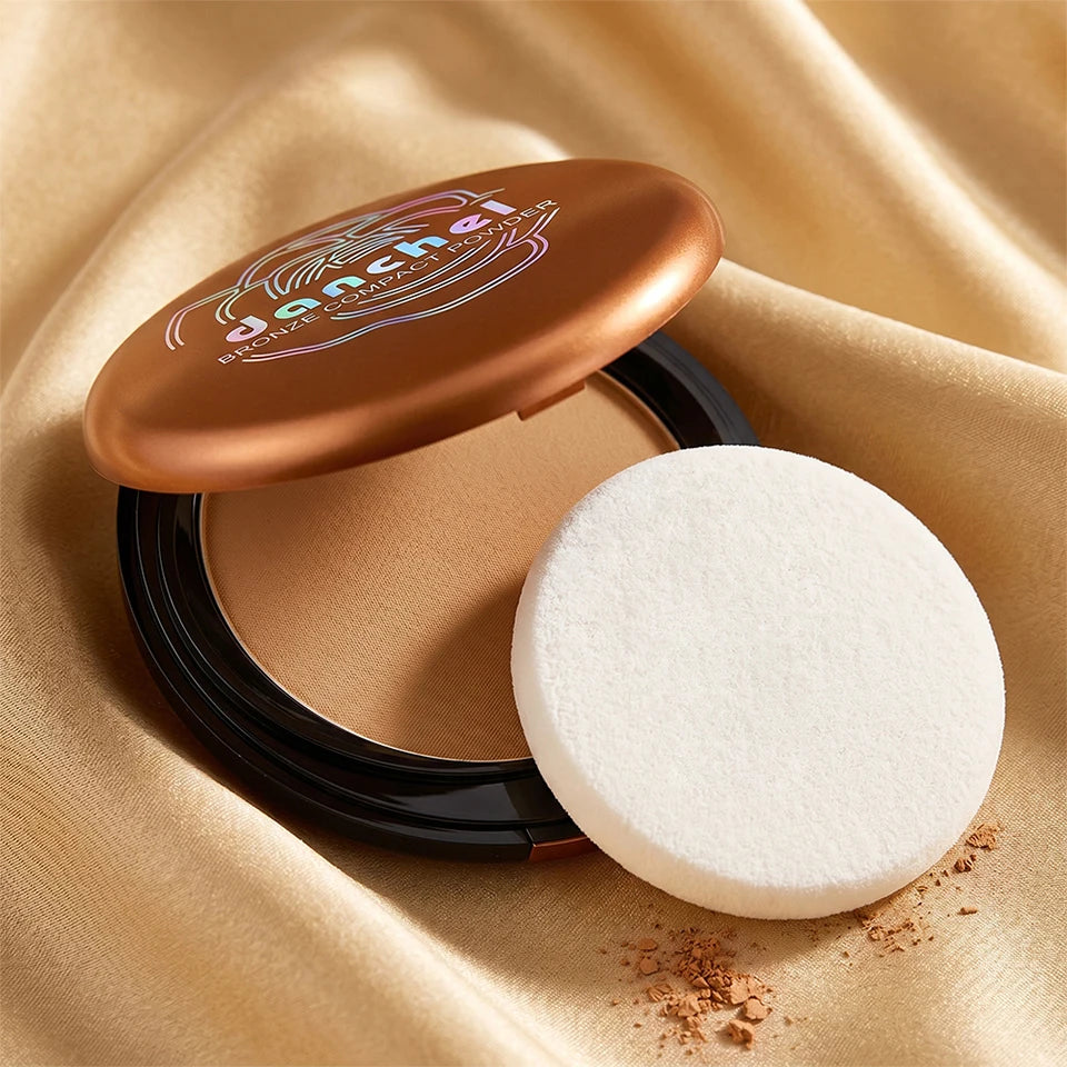 Matte Bronze Pressed Powder for Sculpted Face and Oil Control - 18