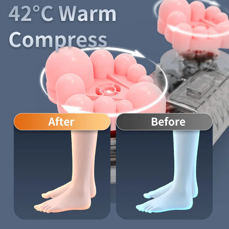 Multifunctional Shiatsu Foot and Calf Massager with Soothing Heat - 3