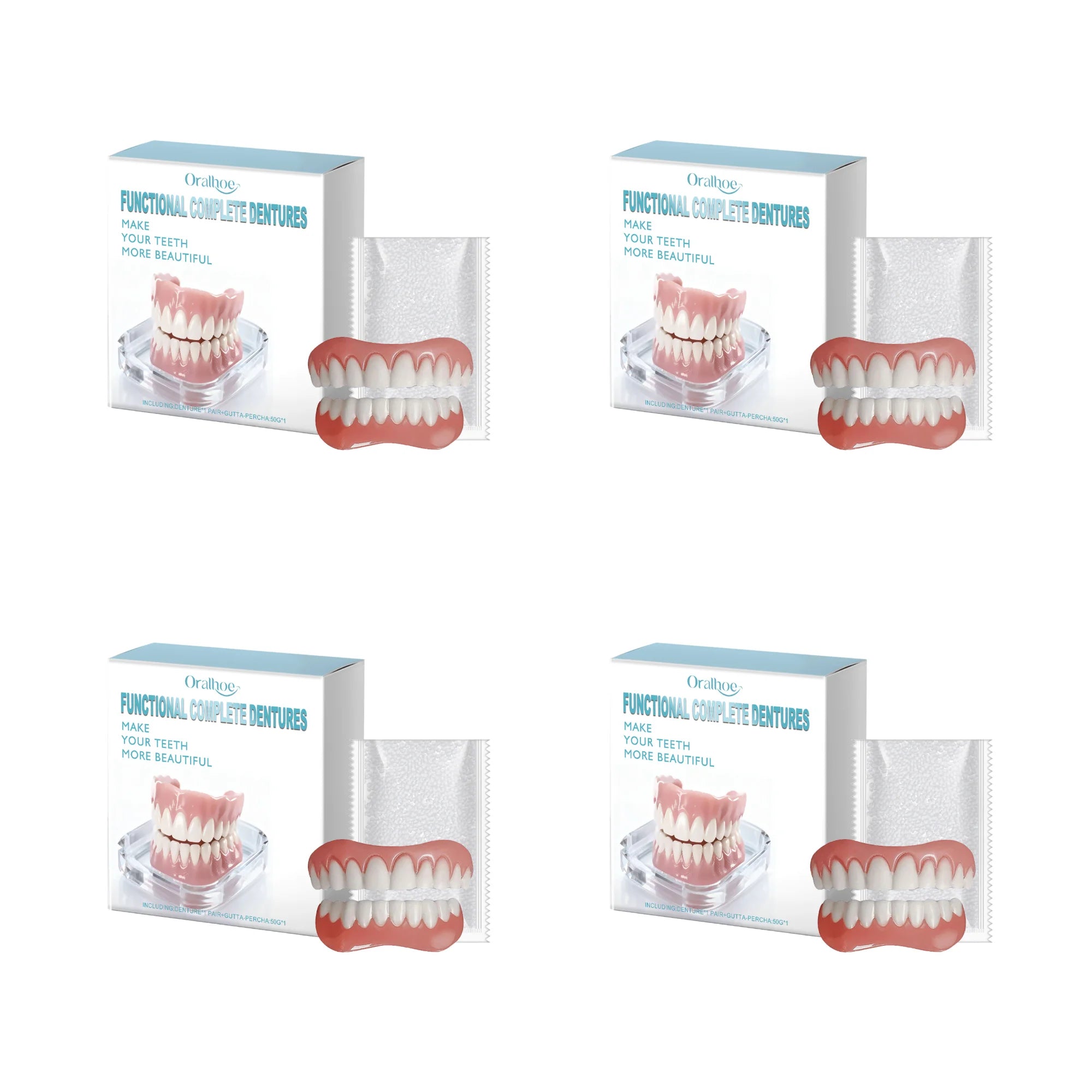 Temporary Cosmetic Denture Set for Instant Smile Transformation - 16