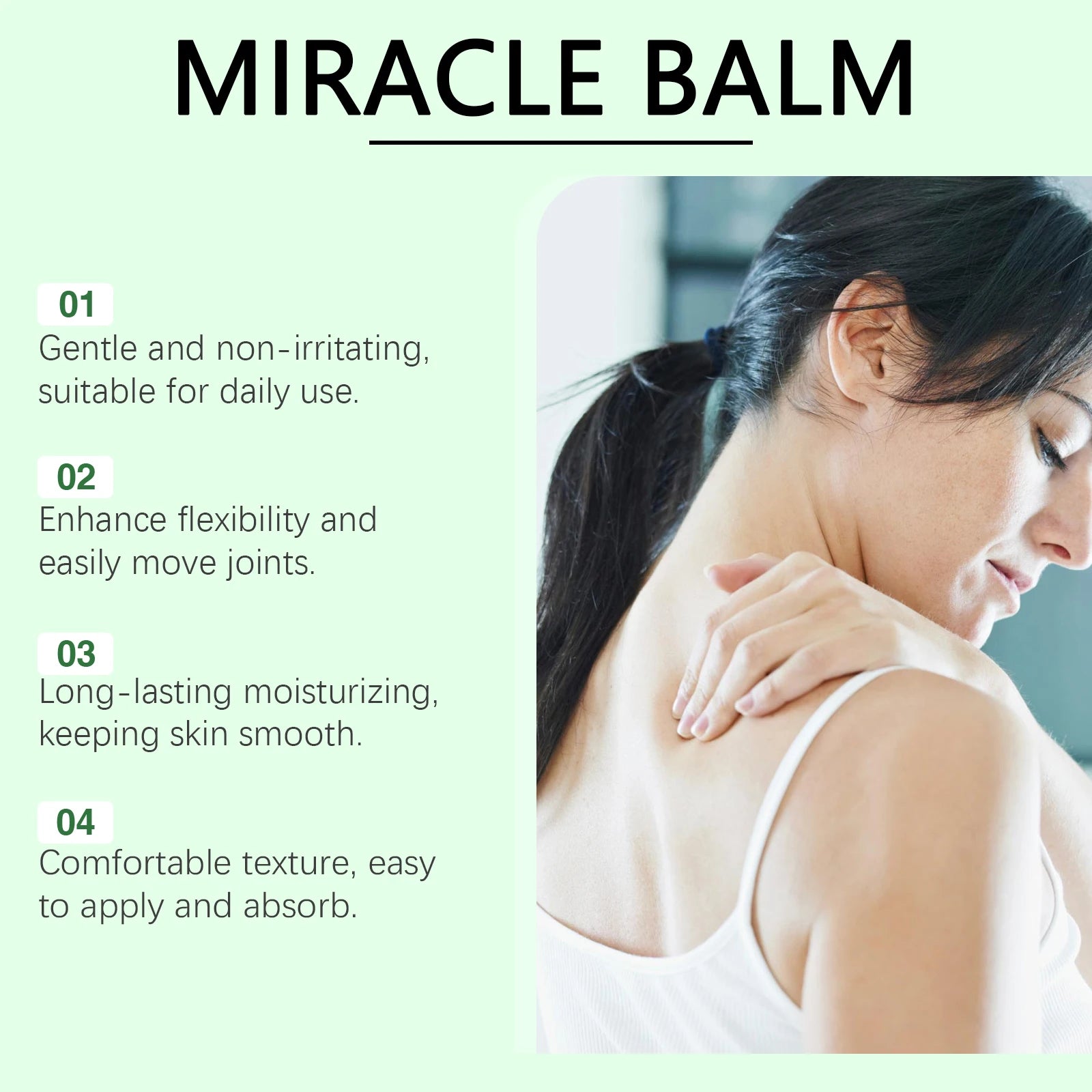 Herbal Muscle and Joint Relief Massage Balm for Daily Body Recovery - 10
