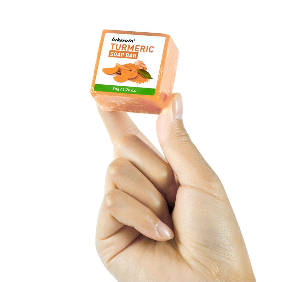 Brightening Turmeric Soap Bar for Face and Body Deep Cleansing