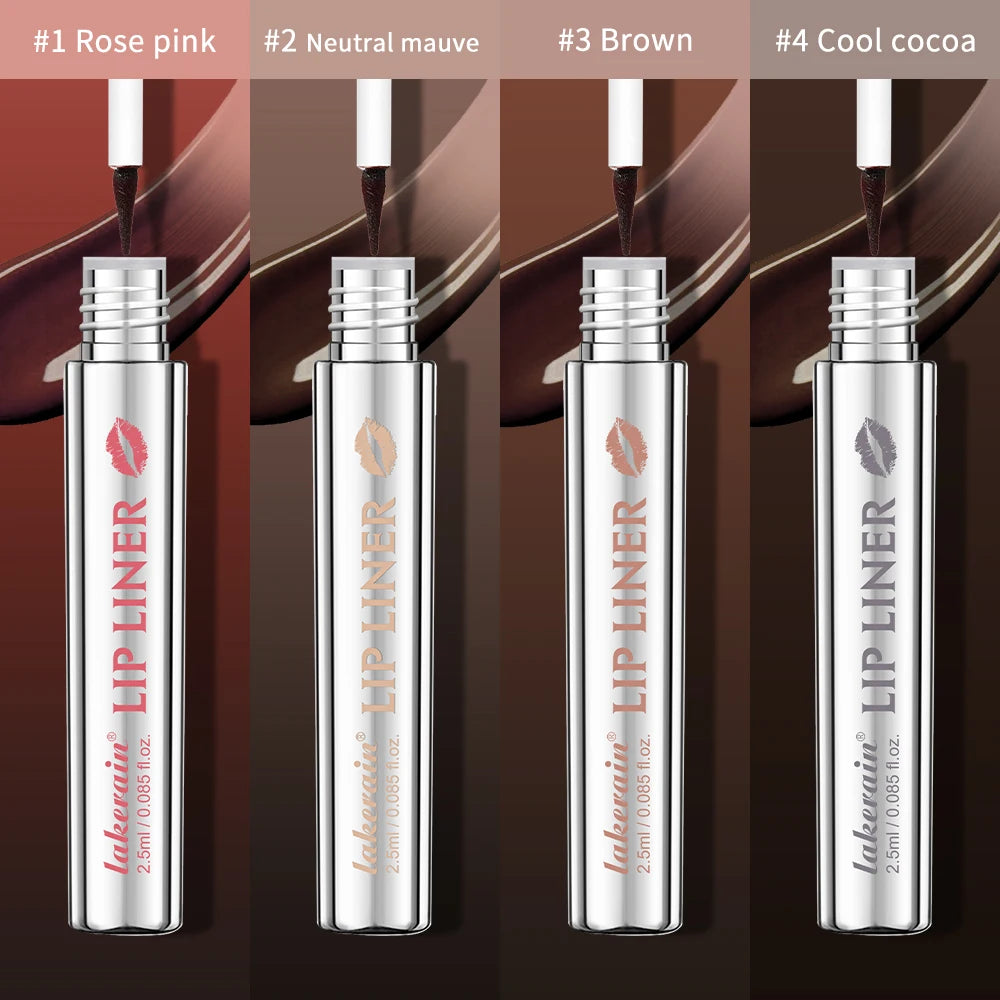 Peel-Off Tattoo Lip Liner for Long-Lasting Waterproof Smudge-Proof Color
