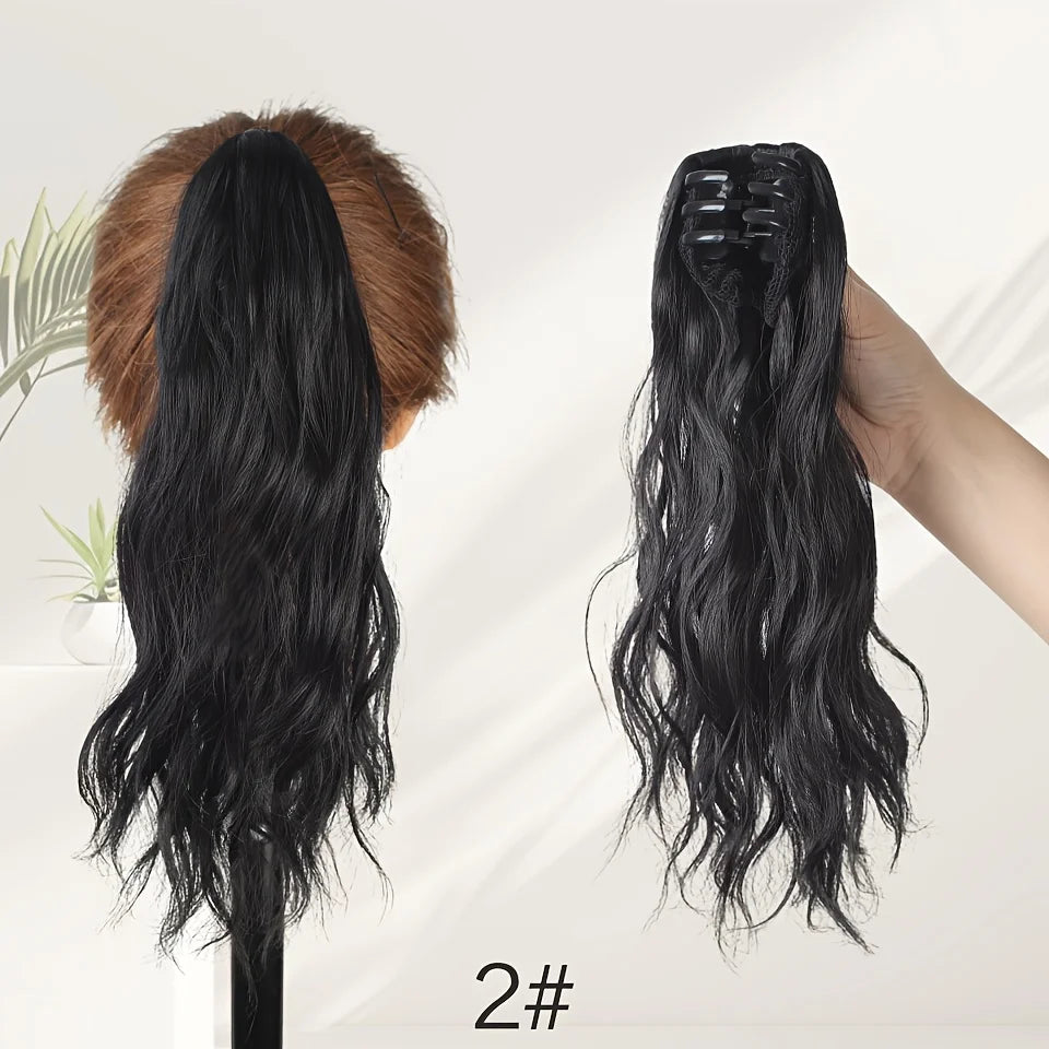 Wavy Claw Clip Ponytail Hair Extension for Daily Wear