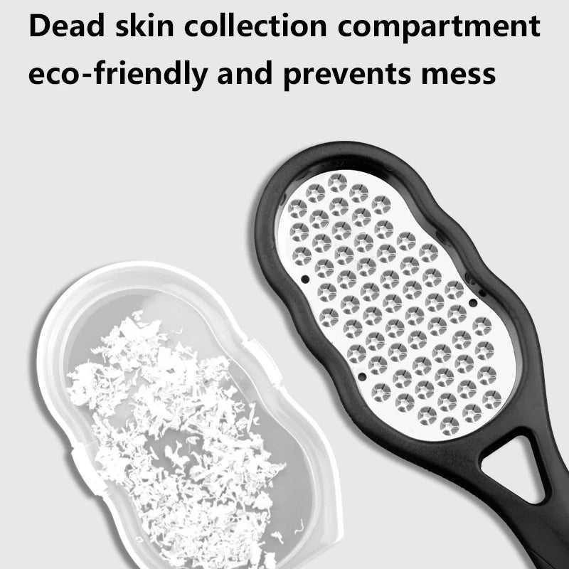 Professional Stainless Steel Foot File for Cracked Heels and Callus Removal - 3