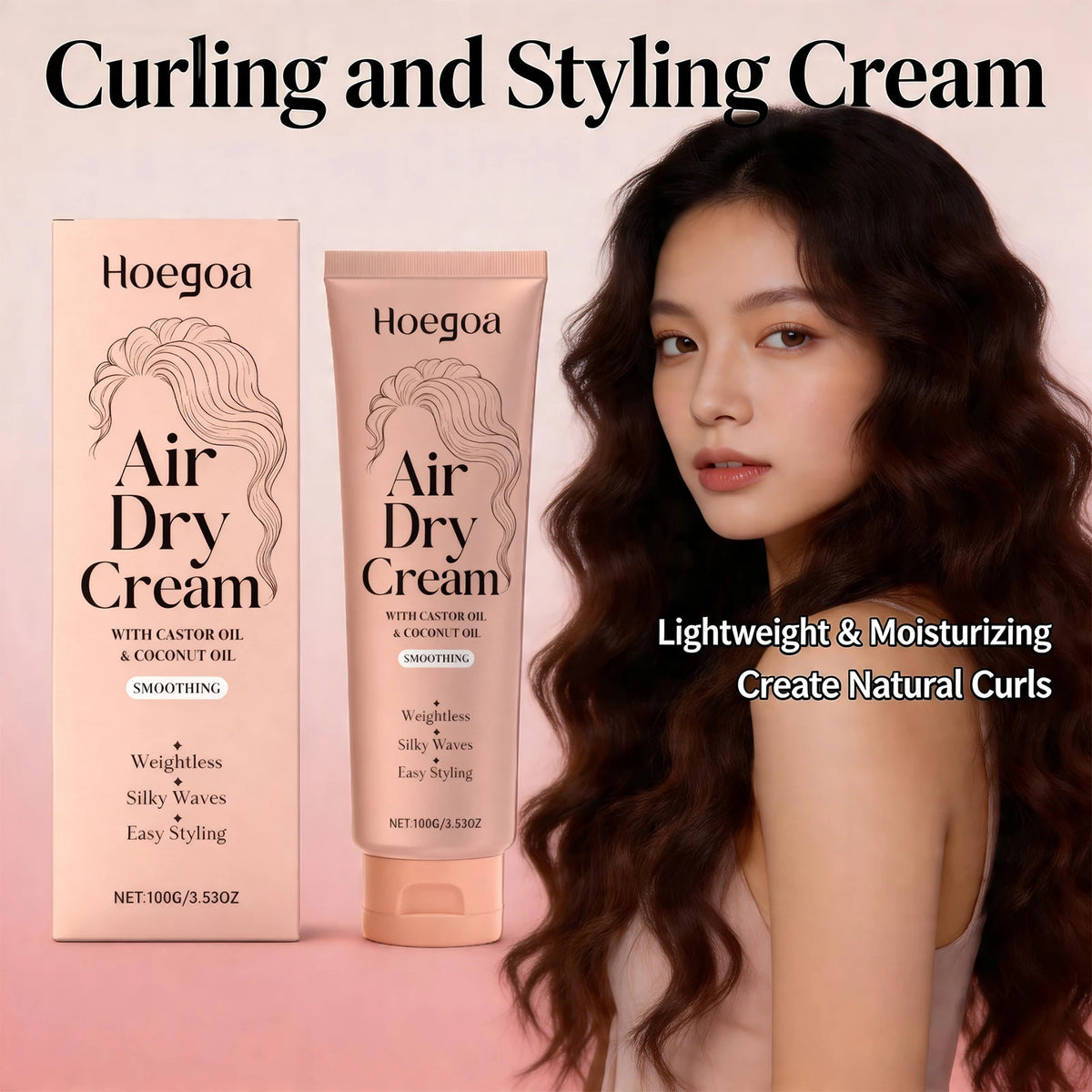Hydrating Curl Defining Cream with Castor and Coconut Oil