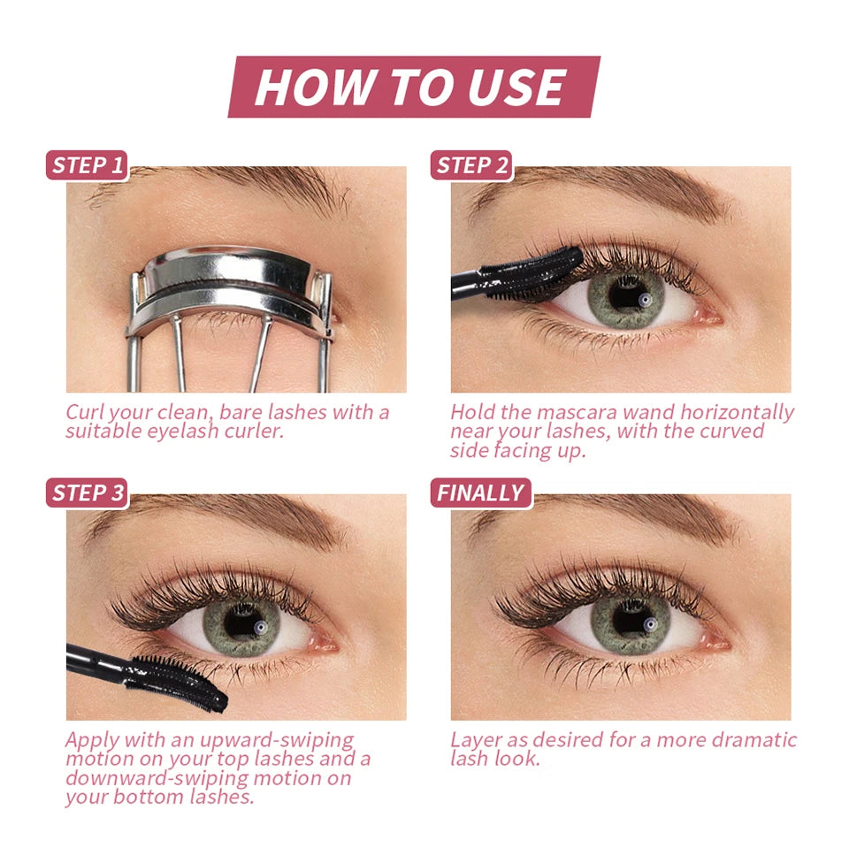 Waterproof Lengthening and Volumizing Mascara for Long Lasting Defined Lashes - 16