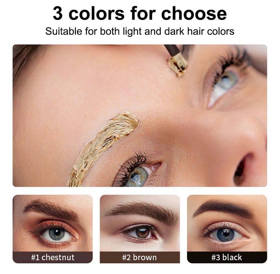 Professional Eyelash and Eyebrow Tinting Kit for Long Lasting Color