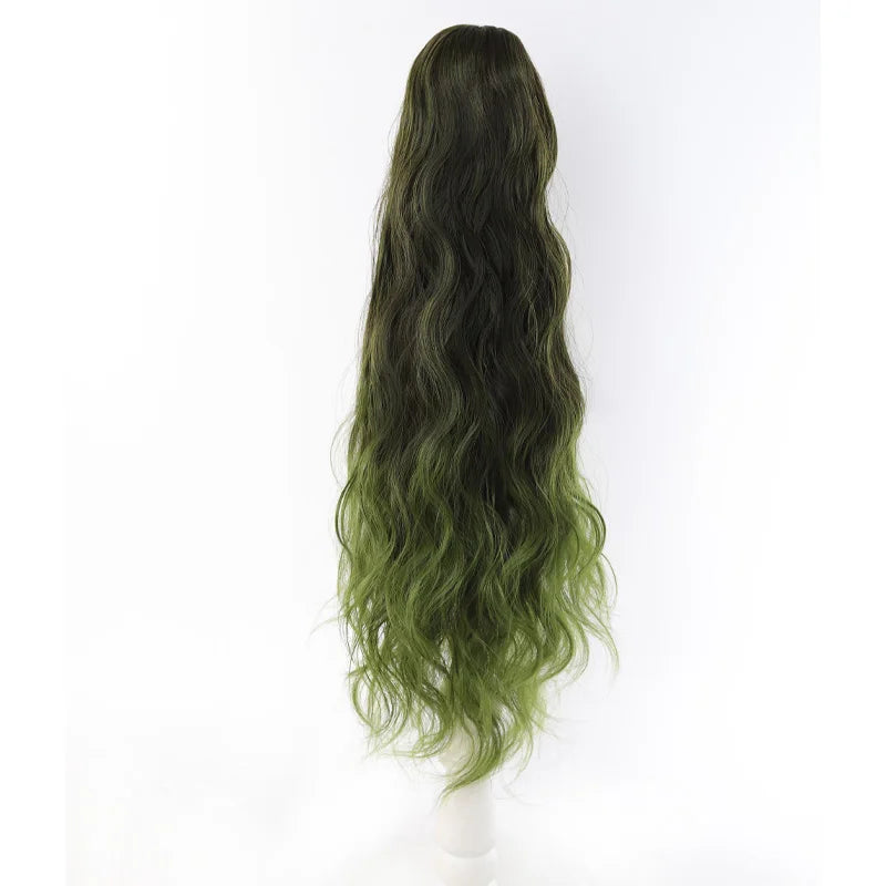 24 Inch Wavy Ponytail Hair Extension with Comb - 5