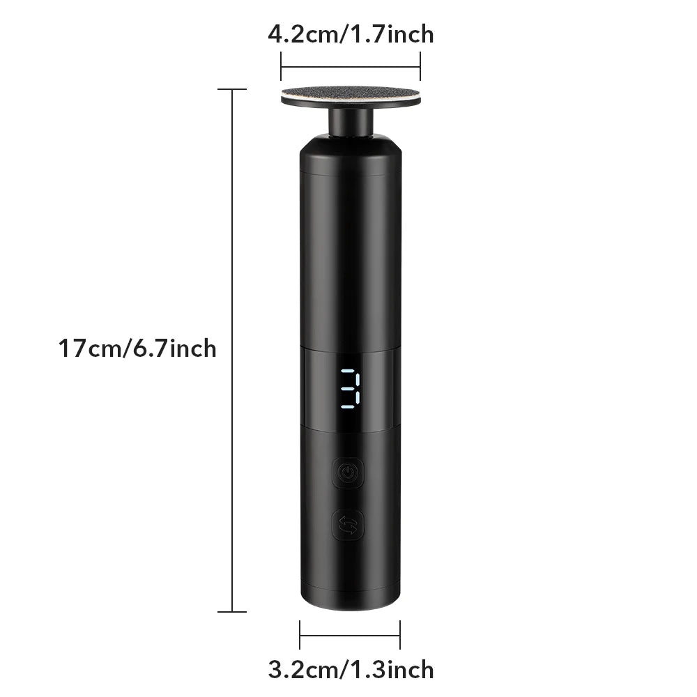 Rechargeable Electric Callus Remover and Pedicure Tool for Smooth Heels