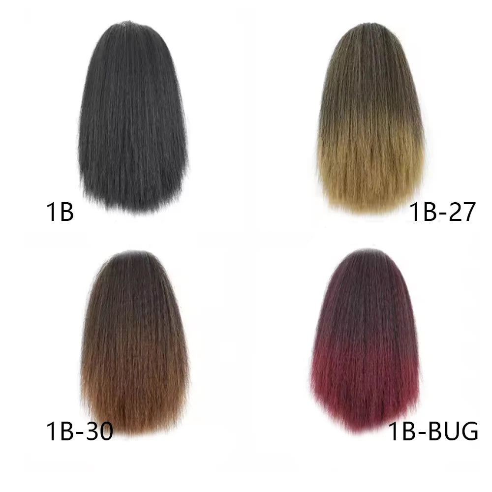 10 Inch Kinky Straight Drawstring Ponytail Extension - 8