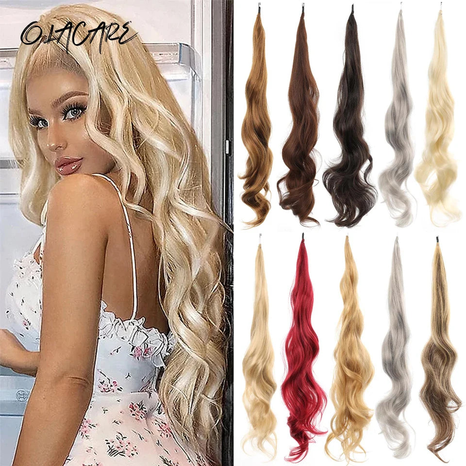Wavy Wrap Around Ponytail Extension - 1