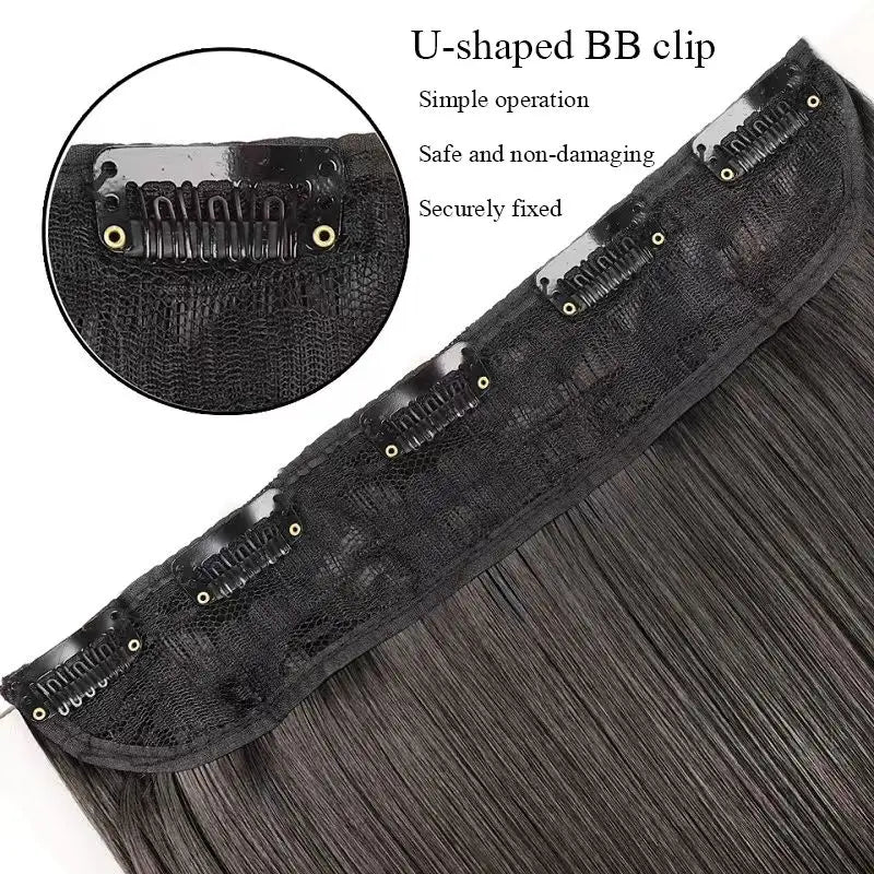 Long Straight Clip-in Hair Extensions for Instant Length and Volume