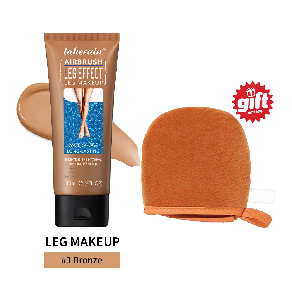 Waterproof Body Foundation and Leg Makeup Perfector with Application Glove - 21
