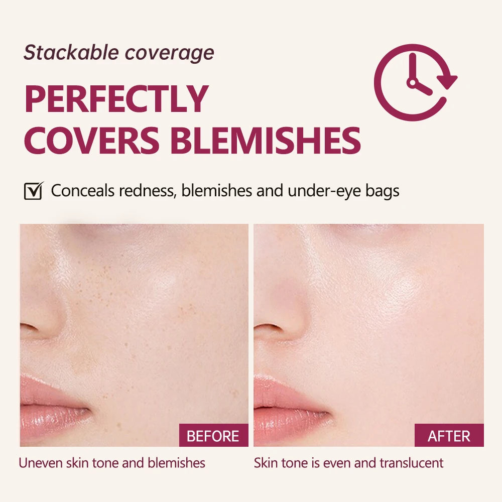 Long-Lasting Semi-Matte CC Cushion Foundation for Flawless Coverage