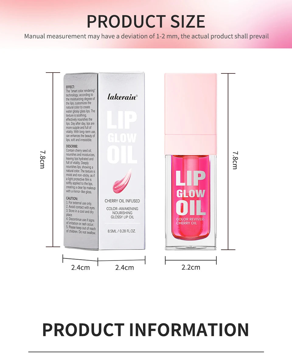 Hydrating Mirror Finish Lip Glow Oil for Nourished and Glossy Lips - 15