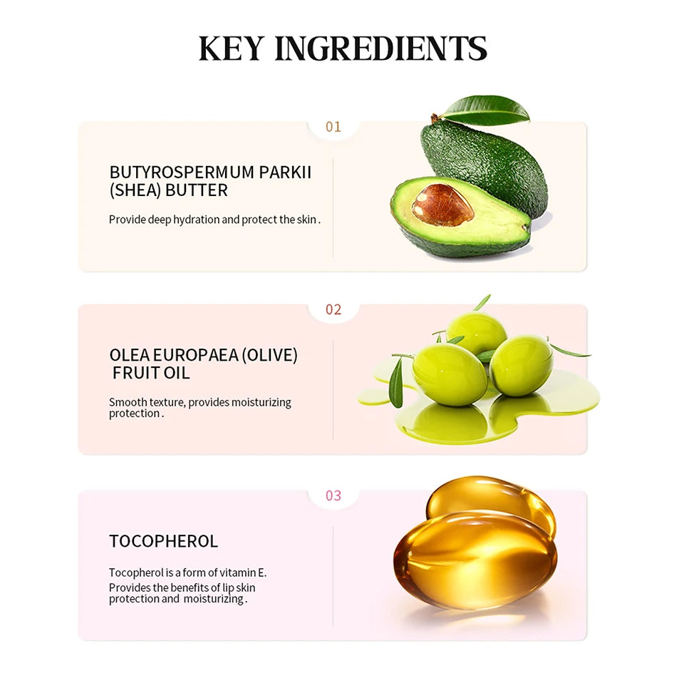 Moisturizing Lip Balm Butter for Soft Hydrated and Shiny Lips - 14