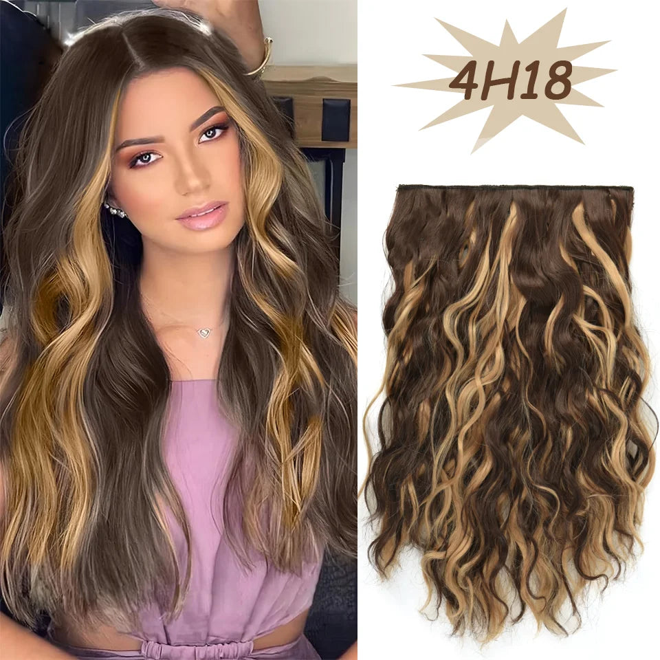 12-Inch Wavy Clip-In Hair Extensions for Daily Volume - 10