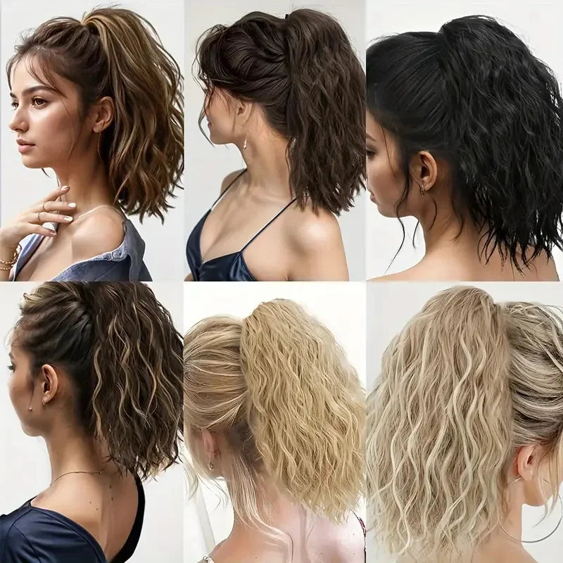 14-Inch Curly Claw Clip Ponytail Hair Extension