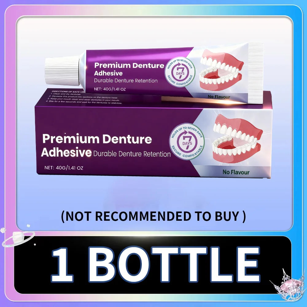 Thermoplastic Denture Adhesive for Secure Long Lasting Hold and Comfort