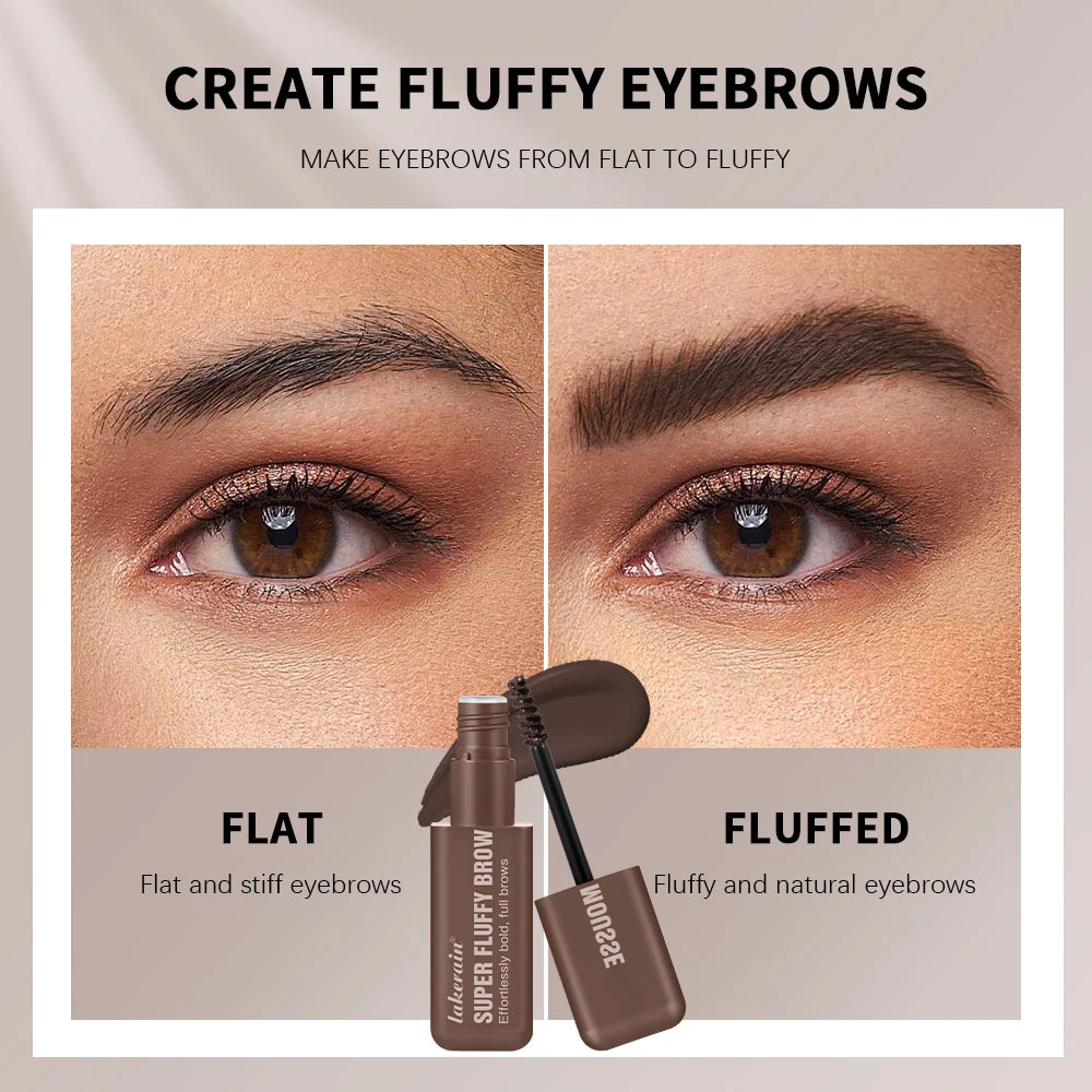 Waterproof Fluffy Brow Mousse for Natural and Volumized Eyebrows