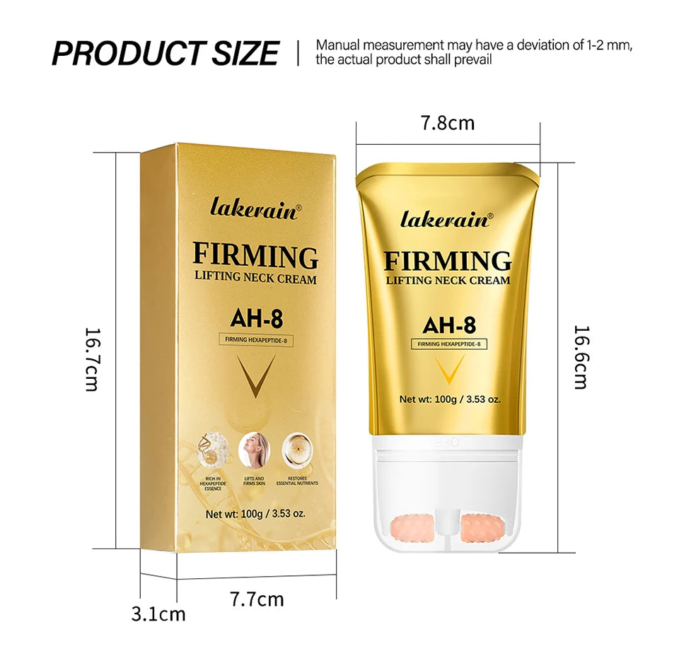 Firming and Lifting Neck Cream with Roller Applicator for Smooth Skin - 16